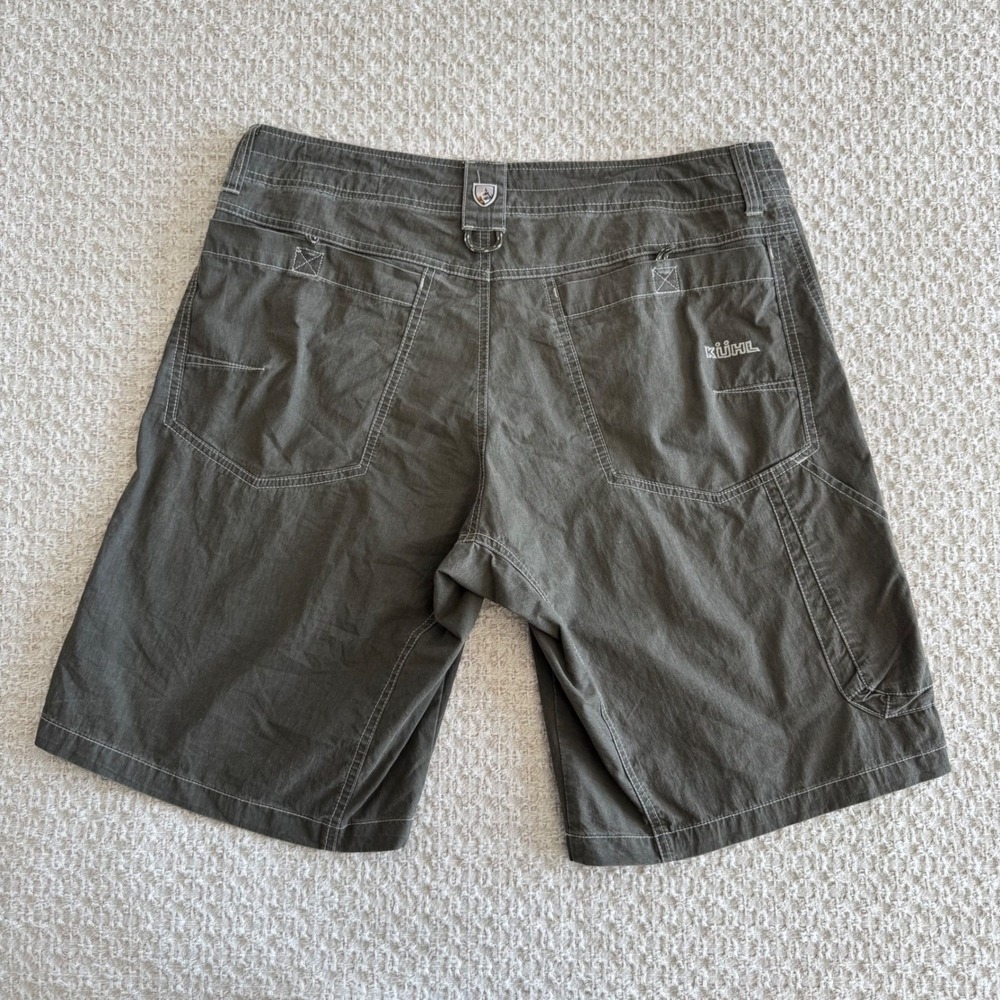 Kuhl Ramblr Men's Green Hiking Shorts UPF 50+ Quick Dry Gorpcore Outdoor Size 34 - Picture 2 of 6